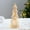 #B, variant on sruoe Tabletop Christmas Trees Crystal Glass Christmas Tree with Light Indoor Christmas Decorations for Home Office Desk Decor