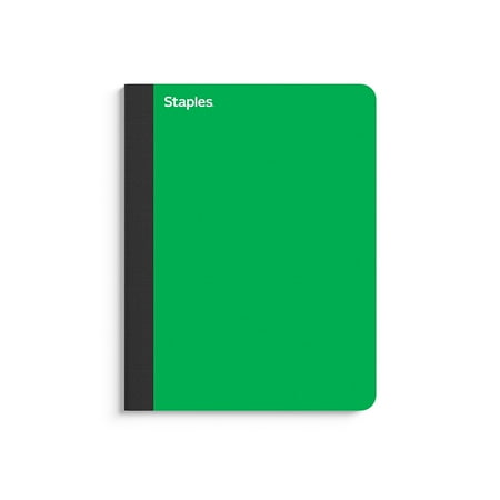 UPC: 0718103369251 | TRU RED Prem Composition Notebook 7.5 x 9.75 College 100 Sheets Green TR58345M