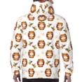 thumbnail image 7 of Lsque Wooden Barrels With Honey Pattern Casual Men's Hoodie,Hooded Sweatshirt with Kangaroo Pocket,Pullover Hoodie-Small, 7 of 7