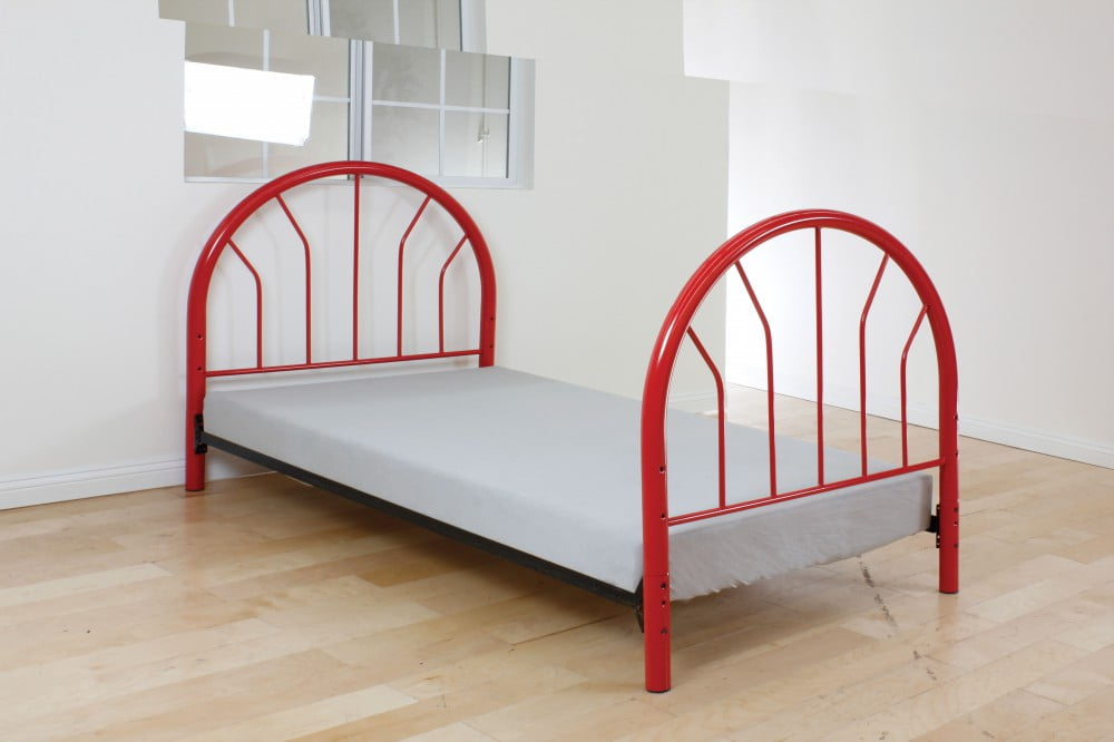Silhouette Red Twin Headboard/Footboard Only