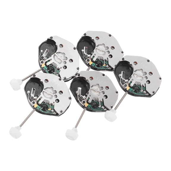 ELAYARD 5Pcs Precise Quartz Watch Movement Replacement Kit Lightweight Durable for Watch Repair