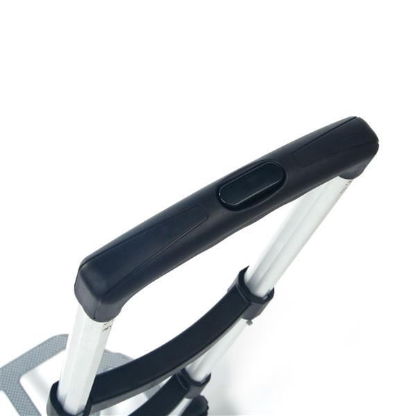 Alvantor Folding Aluminum Stair Climber Hand Truck, 165 lb Capacity, Black
