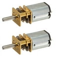 thumbnail image 1 of 2X Modèle JA12-N20 DC 12V 100RPM Couple Mini Moteur Argent+or, 1 of 3