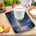 thumbnail image 7 of High Precision Digital Kitchen Scale Tempered Glass Food Scale Multifunction Scale Small Kitchen Appliances Sky Full Of Shooting Stars, 7 of 7