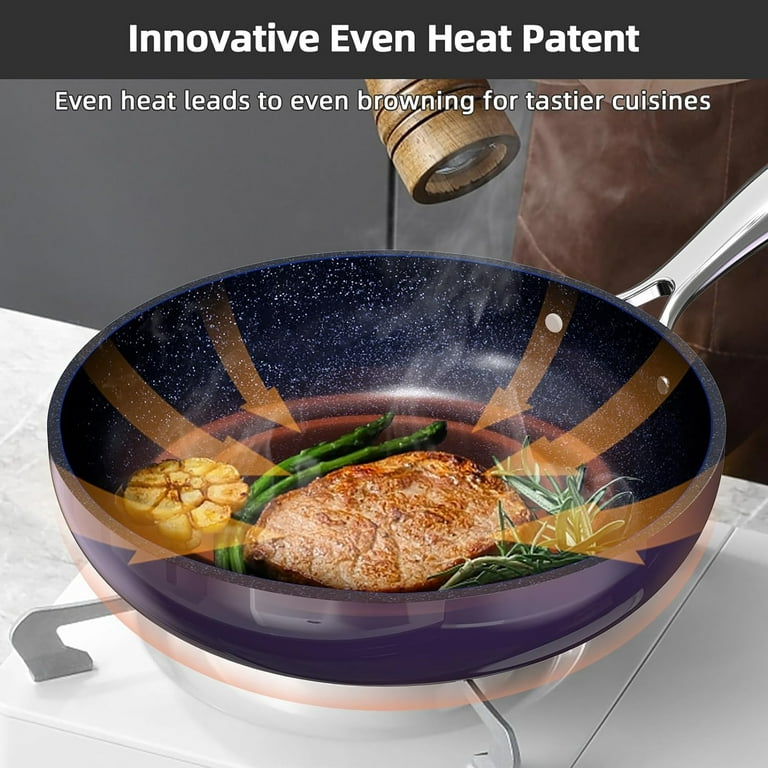 Nuwave Lux Pots and Pans Set Ultra Nonstick, Healthy G10 Duralon