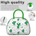 thumbnail image 4 of Lunch Bag Women,Cooler Bag for Women Adult Men,Small Leakproof Cactus Lunch Tote Large Capacity Reusable Insulated Cooler Lunch Container for Work Office Picnic, 4 of 7