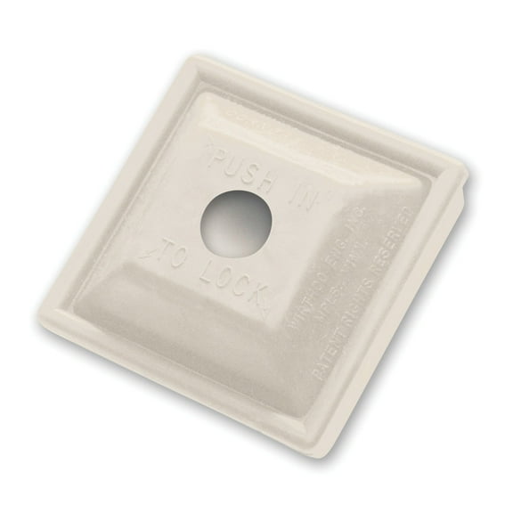 WirthCo 30080-7 Bumper Plug Locking White(Bulk)