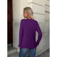 thumbnail image 5 of Zeagoo Womens Sweaters Long Sleeve Tops Crew Neck Knit Pullover Sweaters Fall Fashion Dressy Casual Basic Clothes, 5 of 6