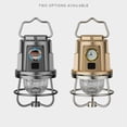 thumbnail image 2 of Wosthever Guirnaldas de luz solar al aire libre impermeables luces centelleantes para iluminación exterior luces LED solares al aire libre Estufas de camping tipo de reloj, 2 of 6