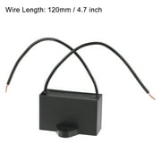 Uxcell 8uF 250V AC 2 أسلاك CBB61 كاباكيتورات مروحة السقف 2 Pack