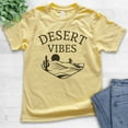 thumbnail image 2 of Kids Desert Vibes Shirt, Youth Kids Boy Girl T-Shirt, Desert Shirt, Camping Shirt, Hiking Shirt, Mountain Shirt, Yellow, Small, 2 of 4