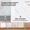 thumbnail image 7 of Self Adhesive Marble Foam Wall Sticker Waterproof Thick Tile Look Wallpaper for Bathroom Bedroom Home Decor, 7 of 7