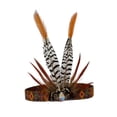 thumbnail image 3 of Diadema de plumas indio Fascinator indio Sombrero Decorativo Estilo nacional Corona para de danza gitana Mardi Gras Fiesta de Estilo A Salvador Banda para el cabello, 3 of 8