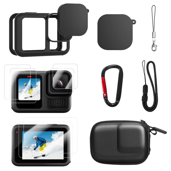 Kit de accesorios AAIOOEA para GoPro Hero 13 negro con funda y más