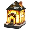 thumbnail image 1 of Christmas Christmas decorations resin small house micro landscape resin house small ornaments Christmas gifts, 1 of 5