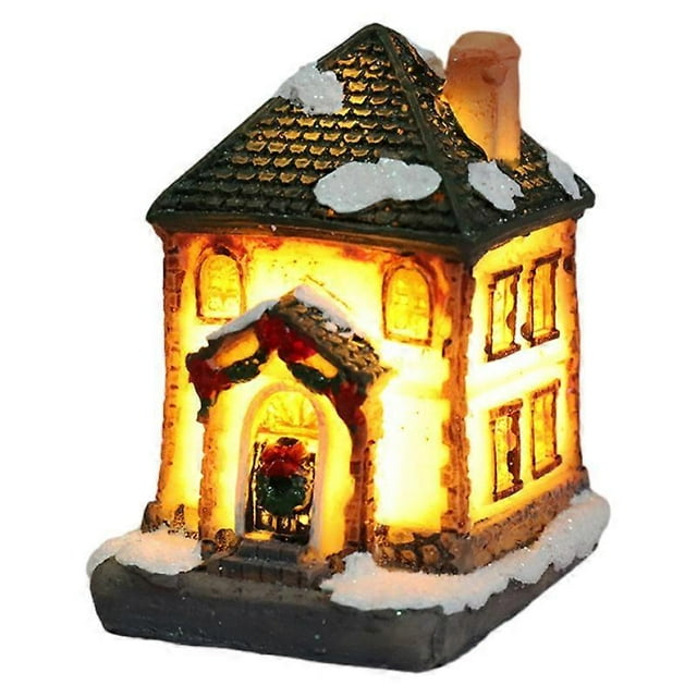 Christmas Christmas decorations resin small house micro landscape resin house small ornaments Christmas gifts