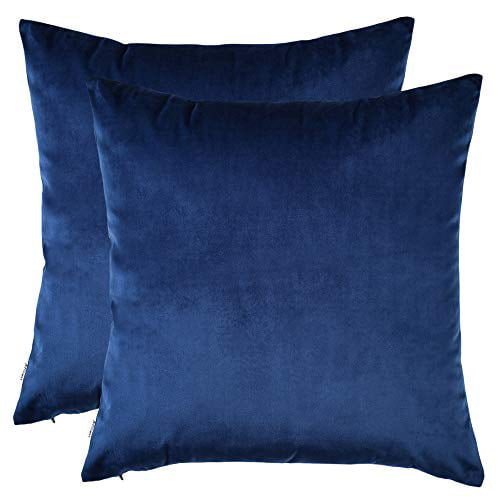 Cute Thick Home Sweet Home Navy And White Cushion Cover Pillow Case With Zip 