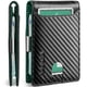 thumbnail image 1 of Billetera RUNBOX, delgada, de piel, para billetes, con bloqueo RFID, para hombre, 1 of 7