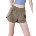 thumbnail image 2 of WEHUSE Women's Running Shorts Elastic High Waisted with Pockets, Sporty Workout Quick Dry Athletic Shorts, 2 of 4