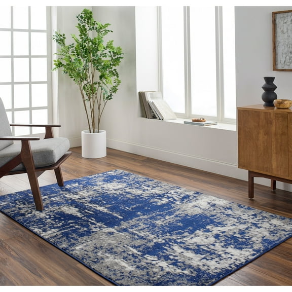 Artistic Wavers Pisa Area Rug, 7'10" x 10', Dark Blue