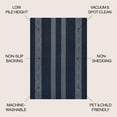 thumbnail image 3 of JONATHAN Y WASHABLE 4 x 6 Area Rug, Nautisk Trellis Stripe - Navy/Gray, WSH120A-4, 3 of 9