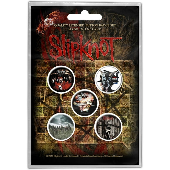 Slipknot Albums Badge Set (Pack of 5)