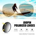 thumbnail image 3 of Gafas de Sol Joopin Sobredimensionadas Polarizadas Aviador 2 Paquetes Negro, 3 of 6