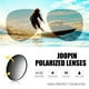 thumbnail image 3 of Gafas de Sol Joopin Sobredimensionadas Polarizadas Aviador 2 Paquetes Negro, 3 of 6