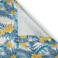 thumbnail image 4 of Ambesonne Tropical Window Valance, Exotic Leaf Monstera Palm, 54" X 12", Earth Yellow Blue, 4 of 5