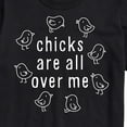 thumbnail image 3 of Instant Message - Chicks Are All Over Me - Men's Short Sleeve Graphic T-Shirt, 3 of 6