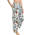 thumbnail image 2 of Xecao Dinosaur Women's Straight Lounge Pajama Pants: The Epitome of Relaxed Sleepwear, 2 of 9