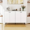 thumbnail image 2 of Costway Buffet Sideboard Mid Century Modern 4-Door Storage Cabinet 50" Accent Cabinet, 2 of 10