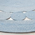 thumbnail image 3 of SAFAVIEH Cape Cod Salim Geometric Polyester Area Rug, Blue, 5' x 5' Round, 3 of 4