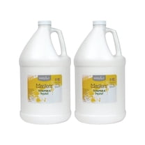 Handy Art Little Masters Tempera Paint, White, Gallon, Pack of 2