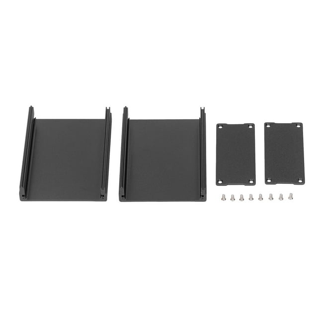 Electronic Project Enclosure, Waterproof Electronic Project Box Split Type For Decoder Black