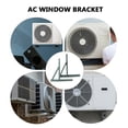 thumbnail image 2 of 1 Set AC Window Bracket Mounting Bracket Air Conditioner Condenser Rack Accessory, 2 of 8