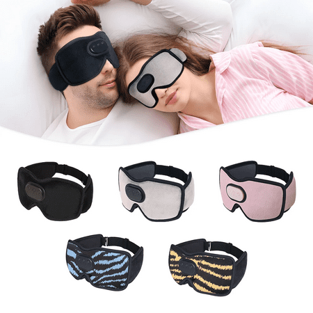 3D Bluetooth Sleep Headphone Eye Mask - Surround Music for Travel, Meditation & Sleep