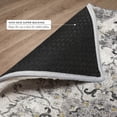 thumbnail image 6 of Addison Rugs Dream Shag Premium Machine Washable Traditional Ornate Fog Rectangle Rug, 3' x 5', 6 of 8