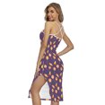 thumbnail image 2 of Cute Halloween Candy Pattern Printed Cross Back Cami Dress, Halloween Decorative Fashion Summer Maxi Sexy Casual Dress For Women, 2 of 4