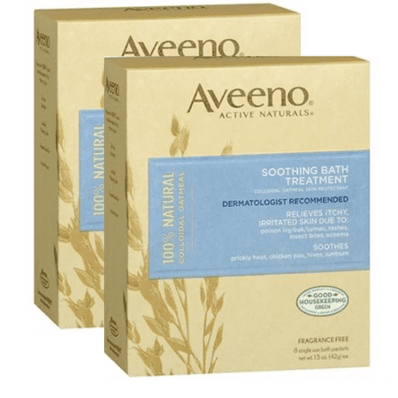 Aveeno Active Naturals Soothing Bath Treatment (Pack of 2)