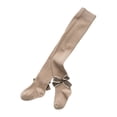 thumbnail image 1 of MesaSe Toddler Girls Solid Color Bowknot Dance Pantyhose Princess Socks Boneless Stockings, 1 of 6