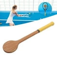 thumbnail image 4 of Karlge Tennis Sweet Pointer Spoon,Tennis Pointer Spoon Wood Sweet Pointer Trainer Racket Swing Practice Training Aid with Storage Bag for Sports,Tennis Pointer, 4 of 8