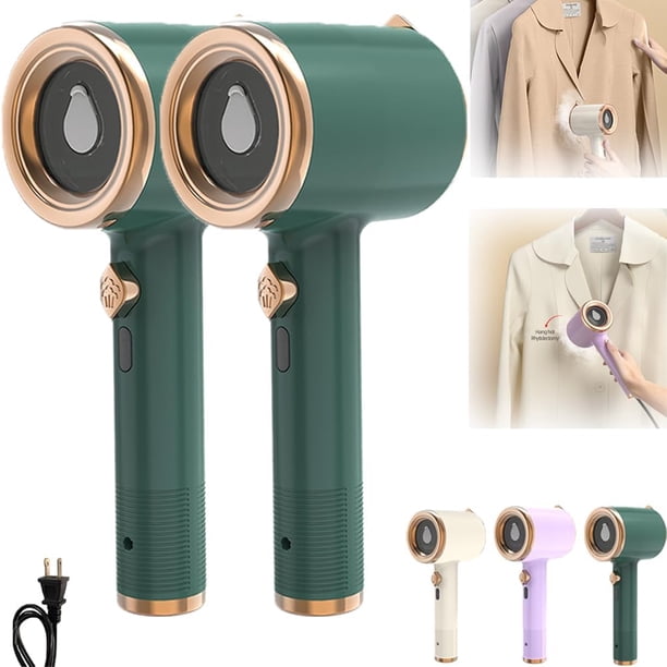 Emboadlie Steamer, Emboadlie Mini máquina de planchar portátil, Mini máquina de planchar portátil, Mini máquina de planchar portátil (Verde*2)