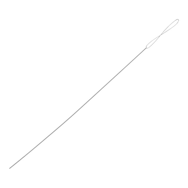 Unique Bargains Thread Sewing Needles Collapsible Large Eye Beading Needle Stainless Steel 130x0.5mm