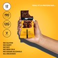 thumbnail image 4 of Vegan Protein Bar, It’s Mint to Be Chip, Gluten Free, Plant Based High Fiber, Dairy Free, Low Fat, Non GMO, No Sugar Alcohols, 12G Lean Protein, 13G Fiber, Healthy Snack Bars, 12 CT, 4 of 5