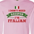 thumbnail image 4 of Inktastic No Recipes I'm Italian Long Sleeve T-Shirt, 4 of 5