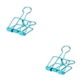 thumbnail image 3 of stanreset 1/2/3 20 Pieces Metal Paper Clip Anti-rust Unfading Solid Color Replacement Home Office File Examination Papers Clips Blue 19mm 2PCS, 3 of 6