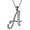 Letter A, variant on SISGEM Initial Necklaces 26 Capital Letter Necklaces S925 Sterling Silver Letter Pendant Initial Necklace for Women