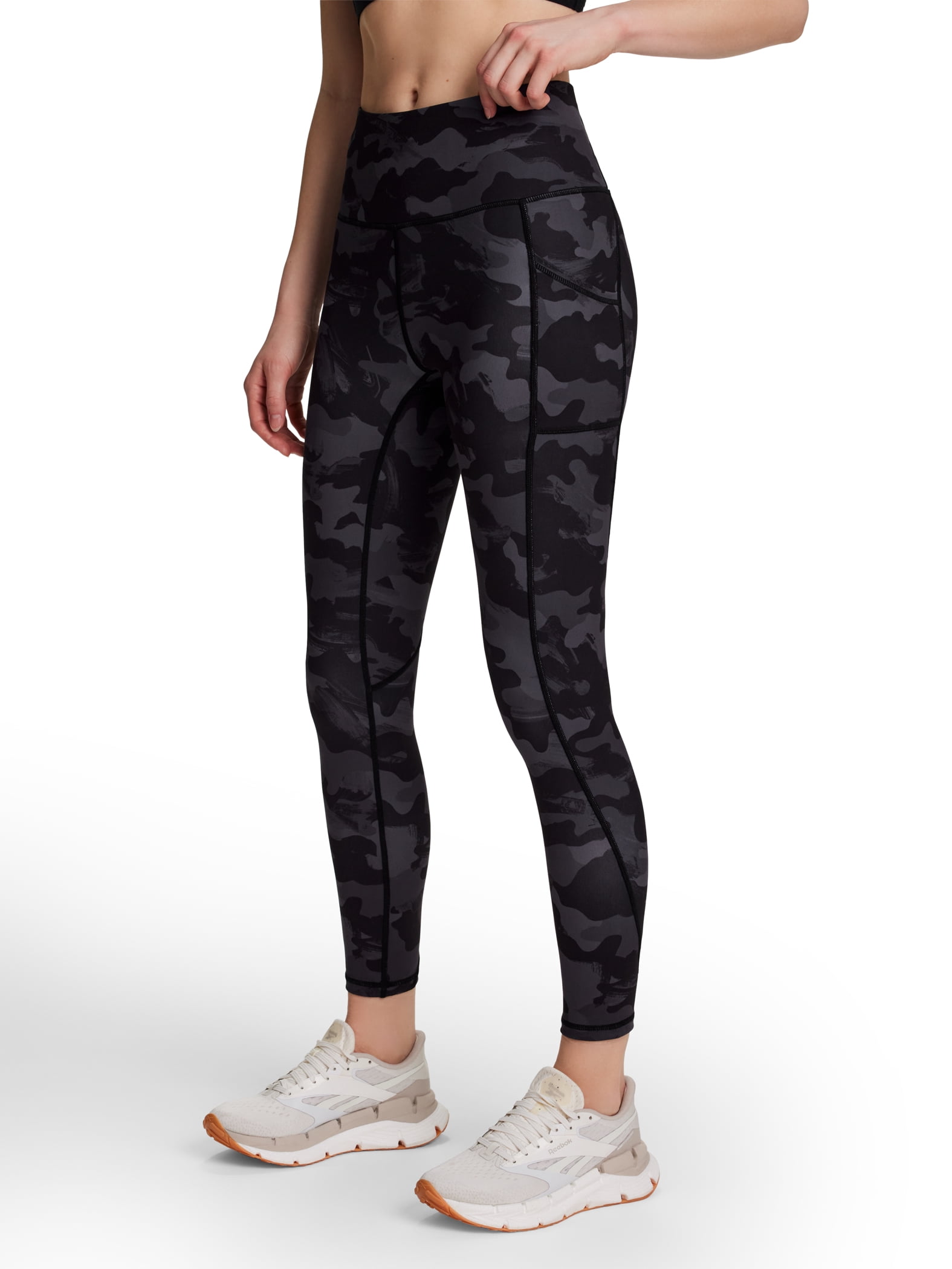 Reebok Women's and Women's Plus Everyday High Rise Leggings, 25" Inseam, Sizes XS-4X