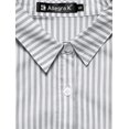 thumbnail image 5 of INSPIRE CHIC Women's Button Down Roll-up Long Sleeves Lapel Collar Shirt, 5 of 5